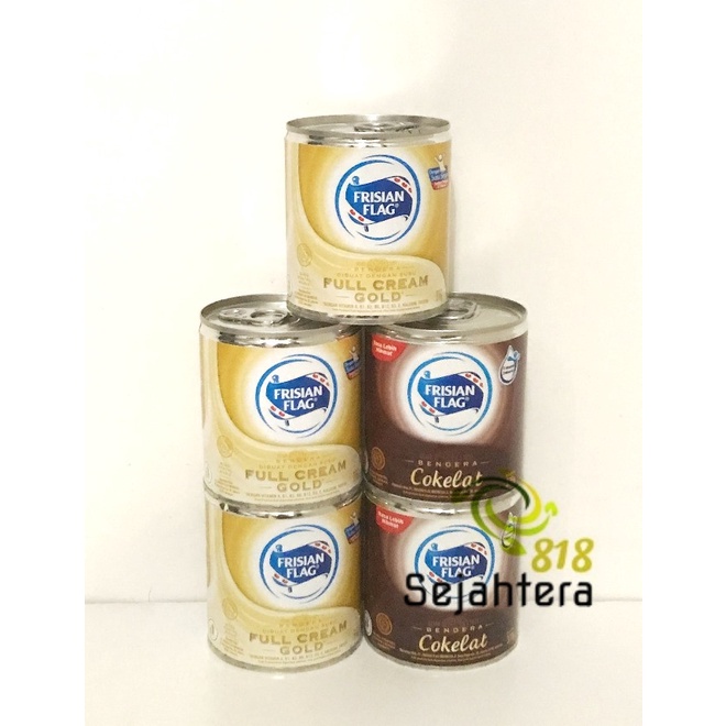 

Susu Kental Manis Bendera / Frisian Flag rasa Coklat / Cream Gold