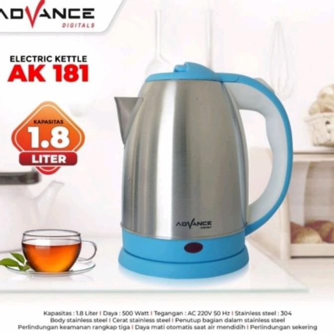 ] Teko Listrik Advance 1.8 Liter AK 181
