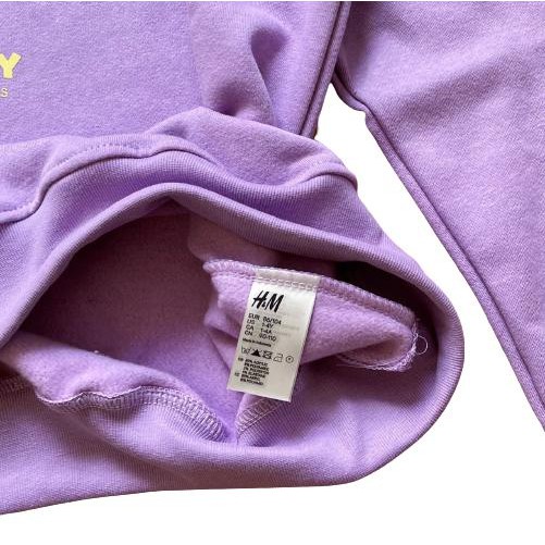 Jaket Sweater Crewneck H AND M MICKEY MOUSE – Lilac  Edition Fashion Trendy Casual Pria Good Brand Q