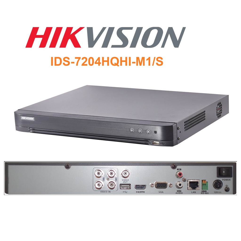 DVR 4ch Hikvision IDS-7204HQHI-M1/S Accusense Series