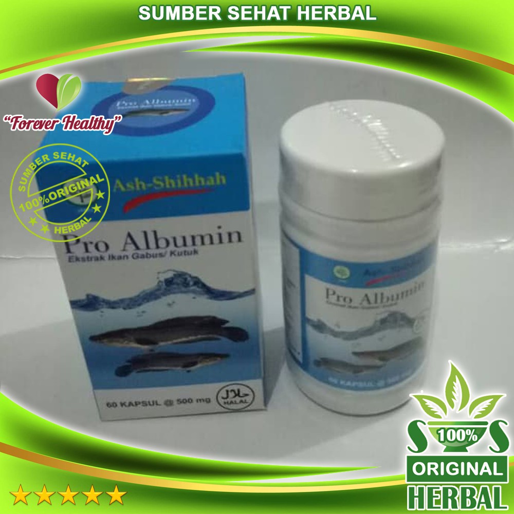 Pro Albumin Kapsul Ikan Gabus Ikan Kutuk Nutrisi Otak Anak Autis Daya Tahan Tubuh 100 Ori Indonesia