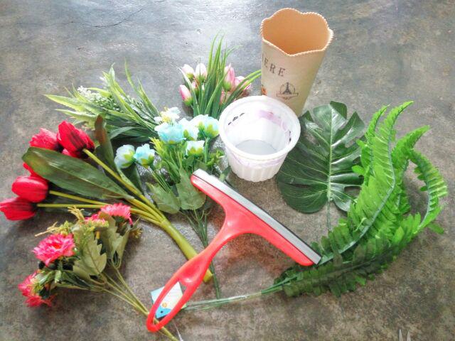 Bunga Tulip (bt0940)-bunga Meja - Bunga Hias - Bunga Dekor