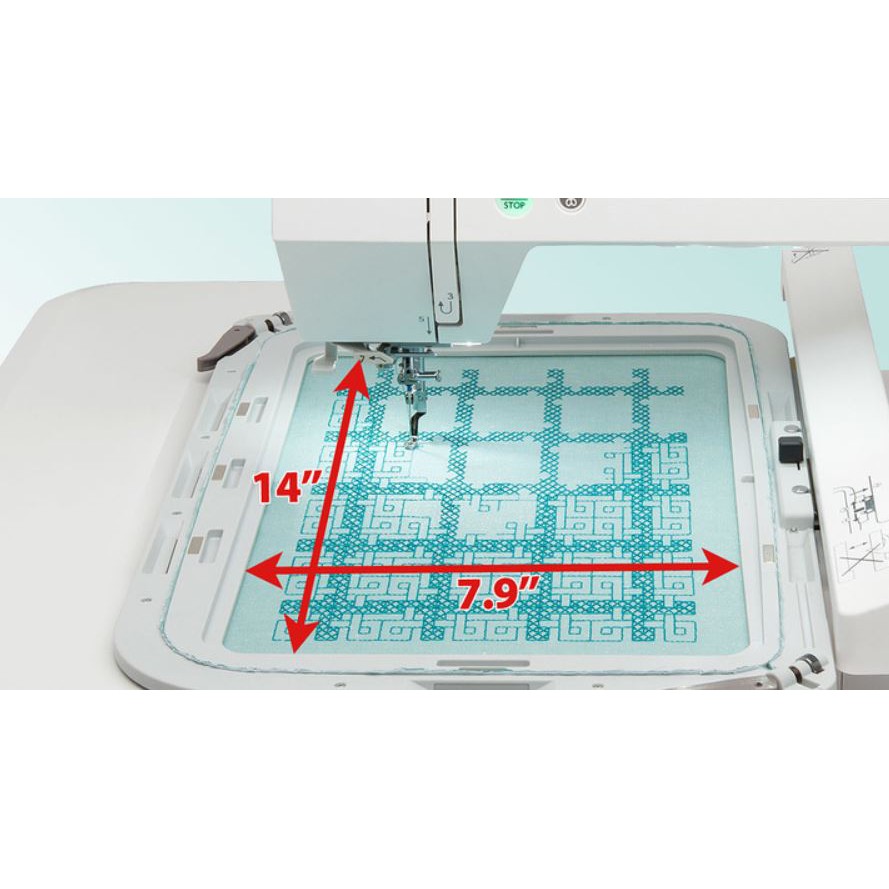 JANOME GENUINE PART Hoop/pembidangan ukuran (20x36cm) RE36b mesin bordir komputer janome mc550e