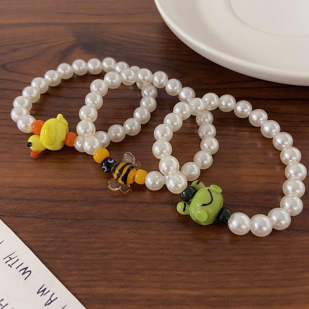 Agustinina Kartun Kalung Lucu Minoritas Keren Perhiasan Aksesoris Ikan Paus Kodok Bebek Anak Hadiah Mutiara Gaya Korea Anting