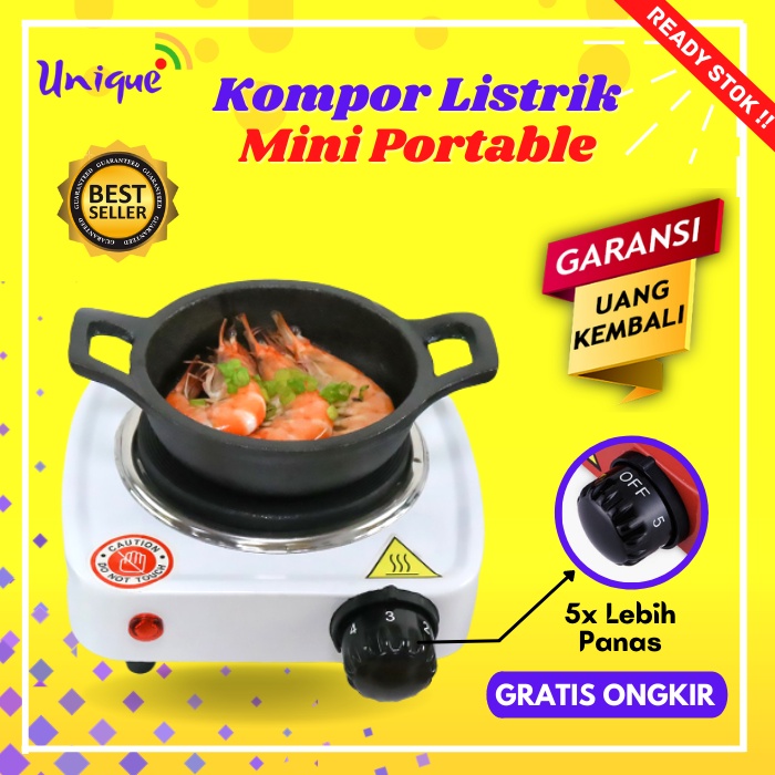 Kompor Listrik Portable Mini Elektrik Serbaguna Kompor Listrik Induksi Low Watt 1 Tungku