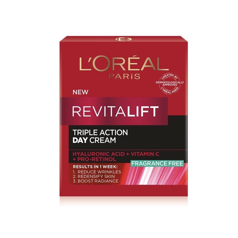 L'Oreal Paris Revitalift Triple Action Day Cream Skin Care - 50 ml | Loreal Action Day Cream 50ml