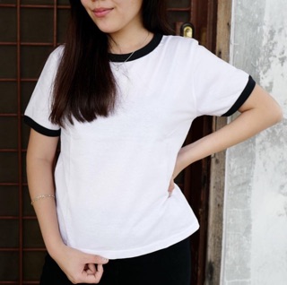 Ringer Tee / T-Shirt Tumblr Tee / Kaos Ringer / Kaos Polos 