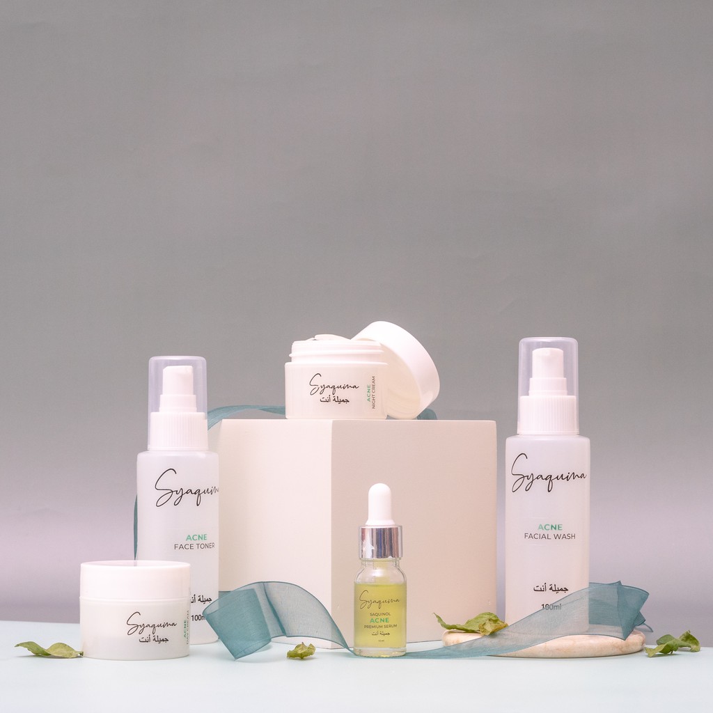 Syaquina Premium Paket Acne Series / Skincare Kulit Jerawat & Berminyak / Formulasi Dokter BPOM MUI-5