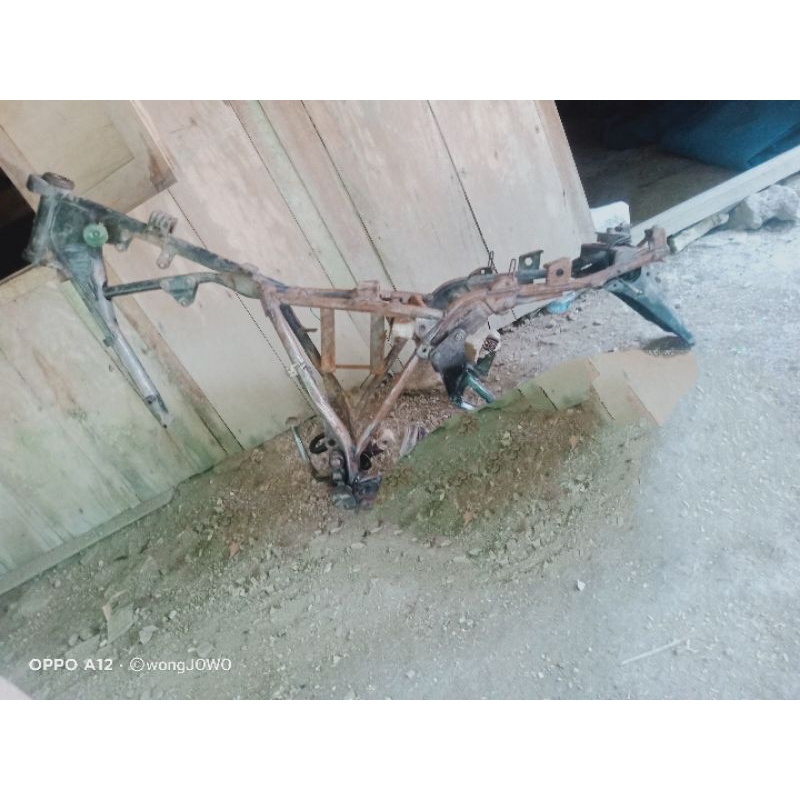rangka frame thunder 125 cocok buat modif trail jadul japstyle caferacer tracker xl125 xls jh125
