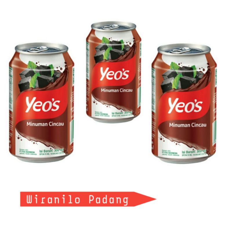 

Yeos Minuman Kaleng Rasa Cincau 3 Pcs x 300ml