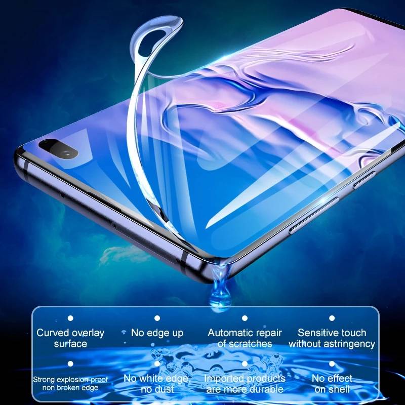 1PCS For Samsung s9+ / s9 / s8+ / s8 / s7 edge / s7 / s10e / s10+ / s10 / Note 9 / Note 8 / Note 10+ / Note 10 / S20 / S20+ / s20 plus Screen Protector Ultra Hydrogel Film