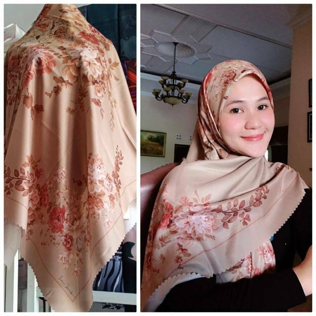 HIJAB SEGIEMPAT INZIA SCRAF MOTIF BETS SELLER