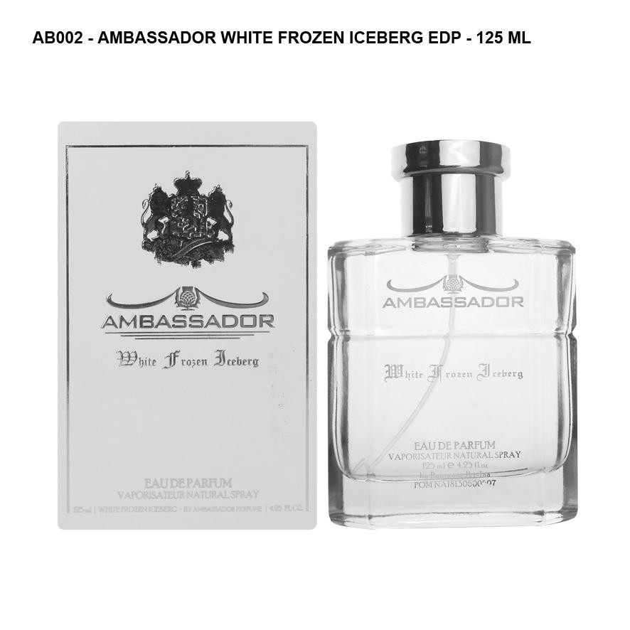 Ambassador White Frozen Iceberg Eau De Parfum Natural Spray - 125ml