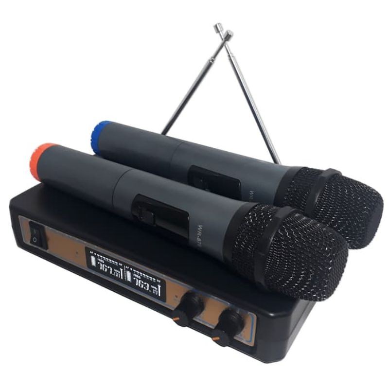 mic wireless shure wr 879 double mic/mic shure wr879 mic handle/wireless microphone/karaoke ktv