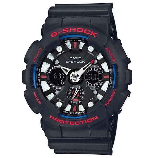 CASIO G-SHOCK GA-120TR-1A / GSHOCK GA120TR-1A ORIGINAL & GARANSI