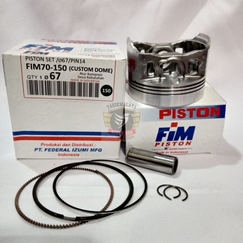 SEHER KIT PISTON KIT FIM70 MENTAH PIN 14 STD 50 100 150 200 250