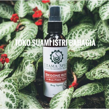 Anti Nyamuk Spray 60 ml Begone Bug Utama Spice Alami Ampuh dan Wangi