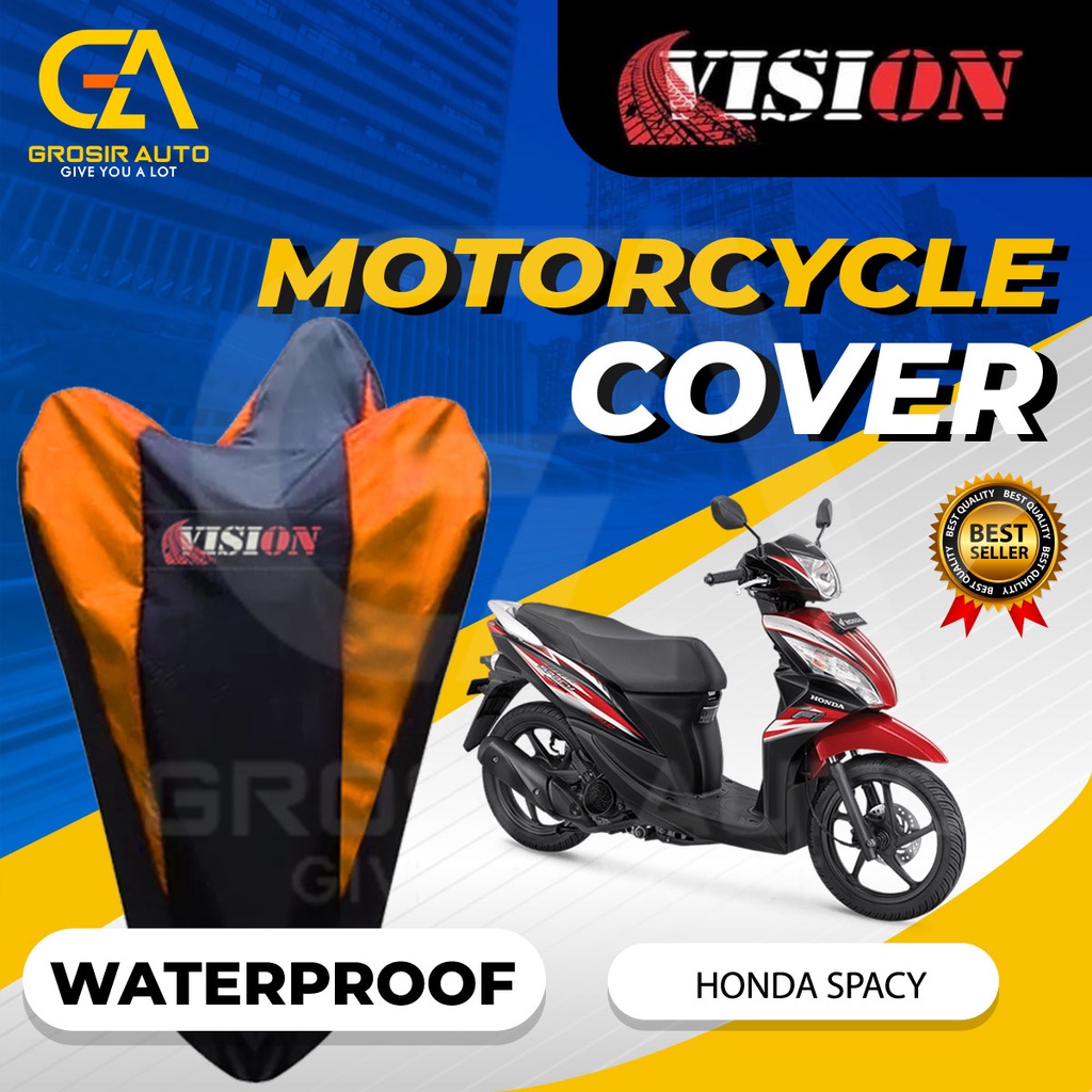 Sarung Motor SPACY Waterproof Vision / Cover Selimut Penutup Sarung Mantel Motor Vision