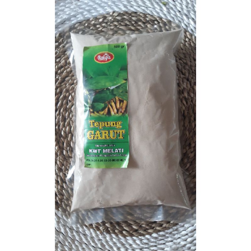 

500 grm TEPUNG ORGANIK GARUT (BEDA DENGAN PATI GARUT) !!!!!