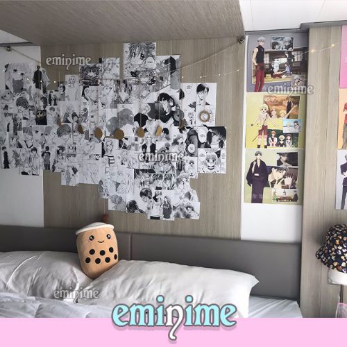 Eminime Poster Manga Manhwa Manhua Wall Decor Collage Kit - Wallpaper Dekorasi Dinding Anime One Pie