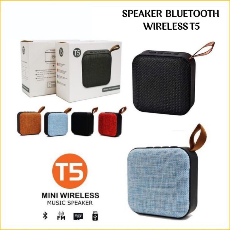 Speaker Bluetooth Mini JBL T5 Wireless Speaker Portable Music JBL T5