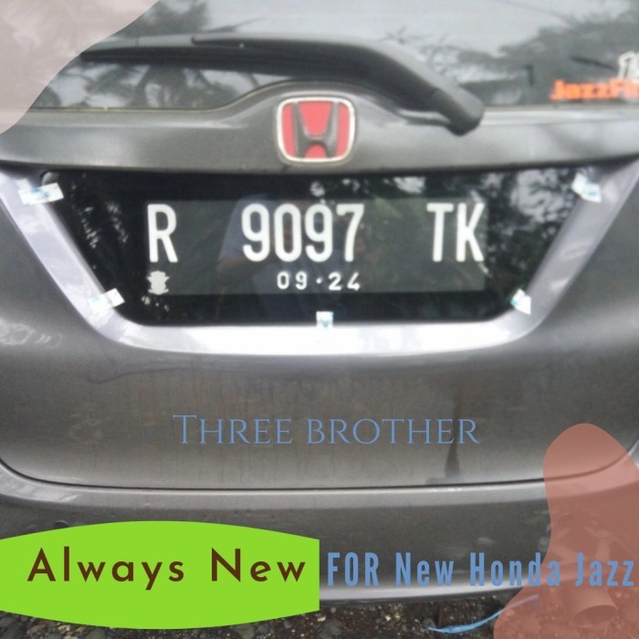 Cover Cover Plat Nomor Mobil Acrylic Cembung All New Honda Jazz BEST