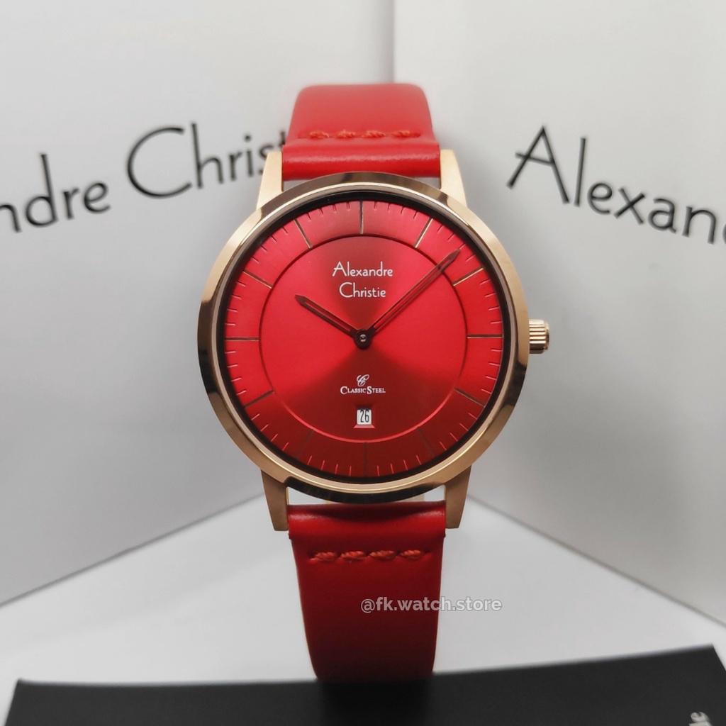 Alexandre Christie AC 8639 LD LRGRE / AC8639 Original Jam Tangan Wanita Analog