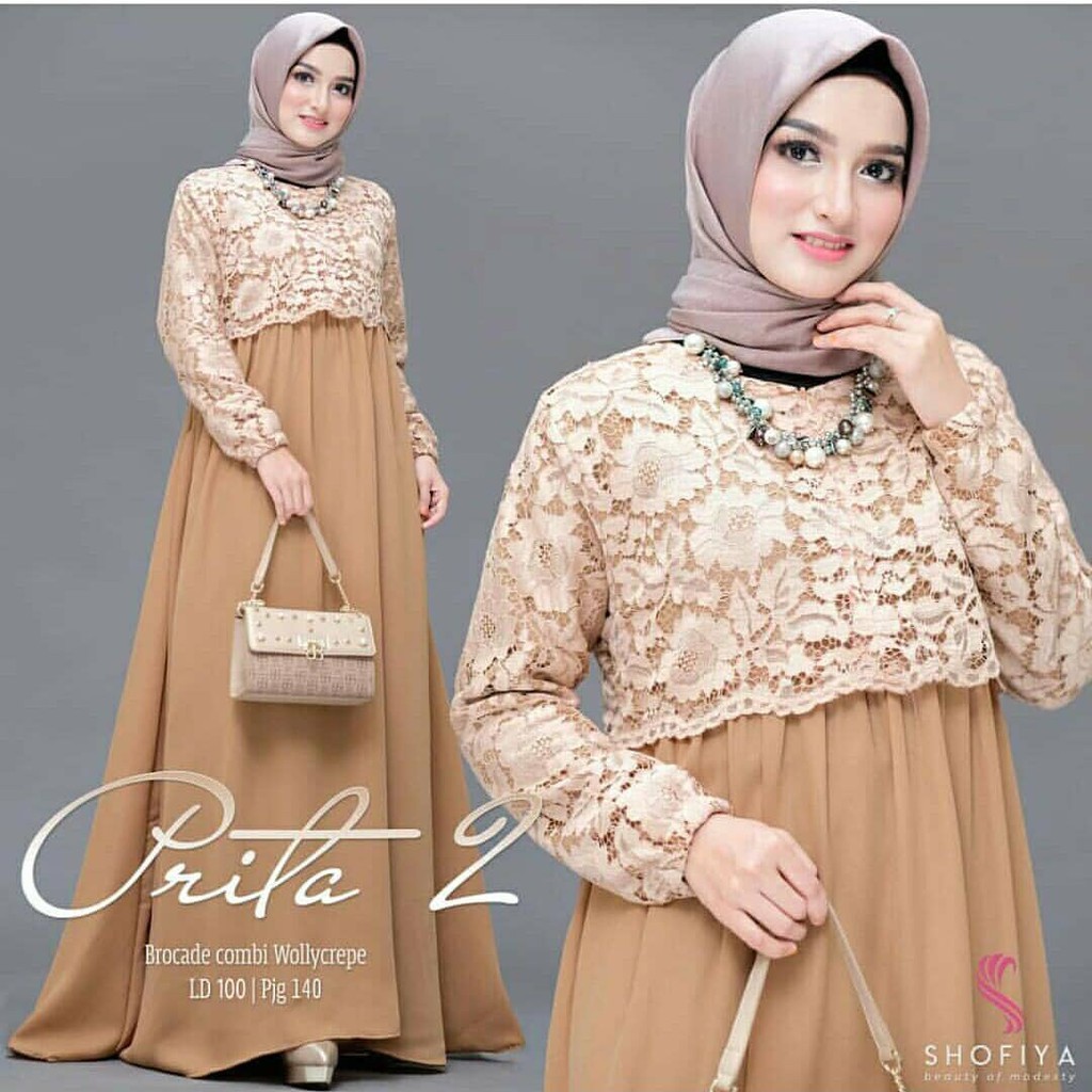 PRITHA DRESS / casual dress / maxi / dress wanita muslimah / baju kekinian