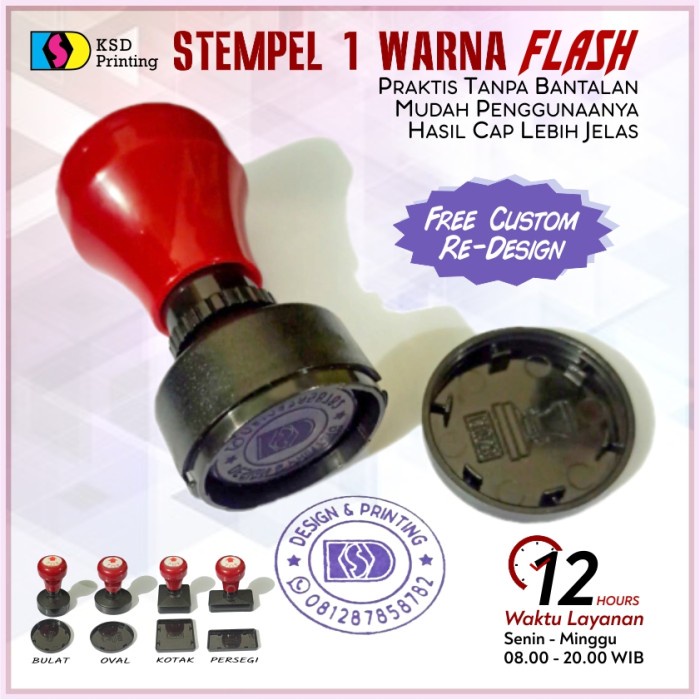 

Menyurat-Surat- Stempel Warna Flash - Kecil -Surat-Menyurat.