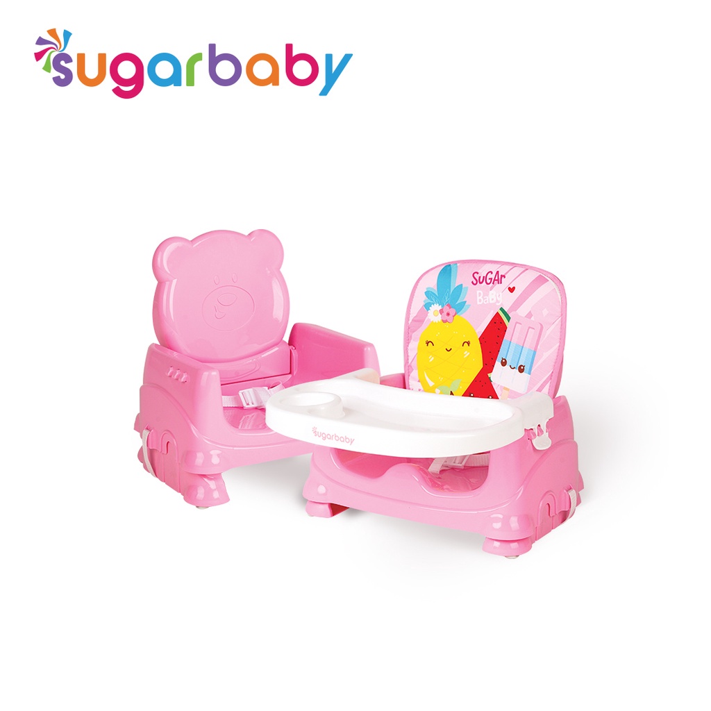 Sugarbaby Hello Bear Booster Seat / Kursi Makan Bayi 6m+ (Tersedia varian warna)