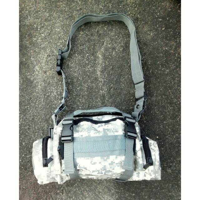 Tas Selempang Accupat - Tas Jinjing Army - Tactical - Airsoft - Polisi - Blackhawk