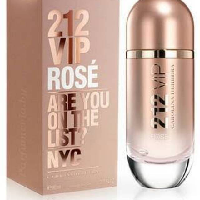 Parfum Original Singapura 212 Vip Rose Gold Carolina Hererra 80ml