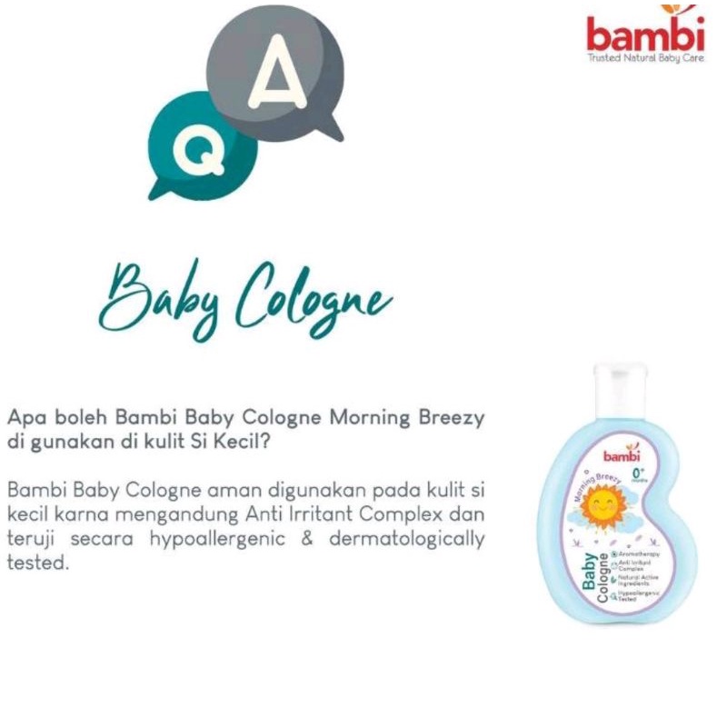 Bambi Baby Cologne 100ml