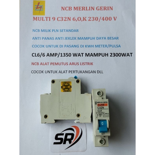 NCB Merlin cl6 standar PLN (harga satuan) anti jeklek mampuh daya besar