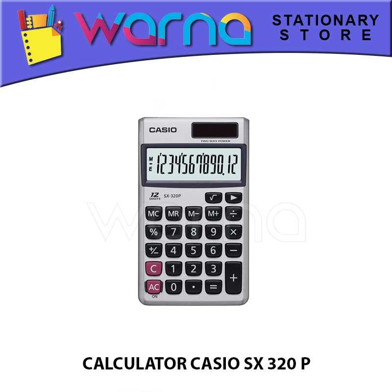 

CALCULATOR CASIO SX 320 P
