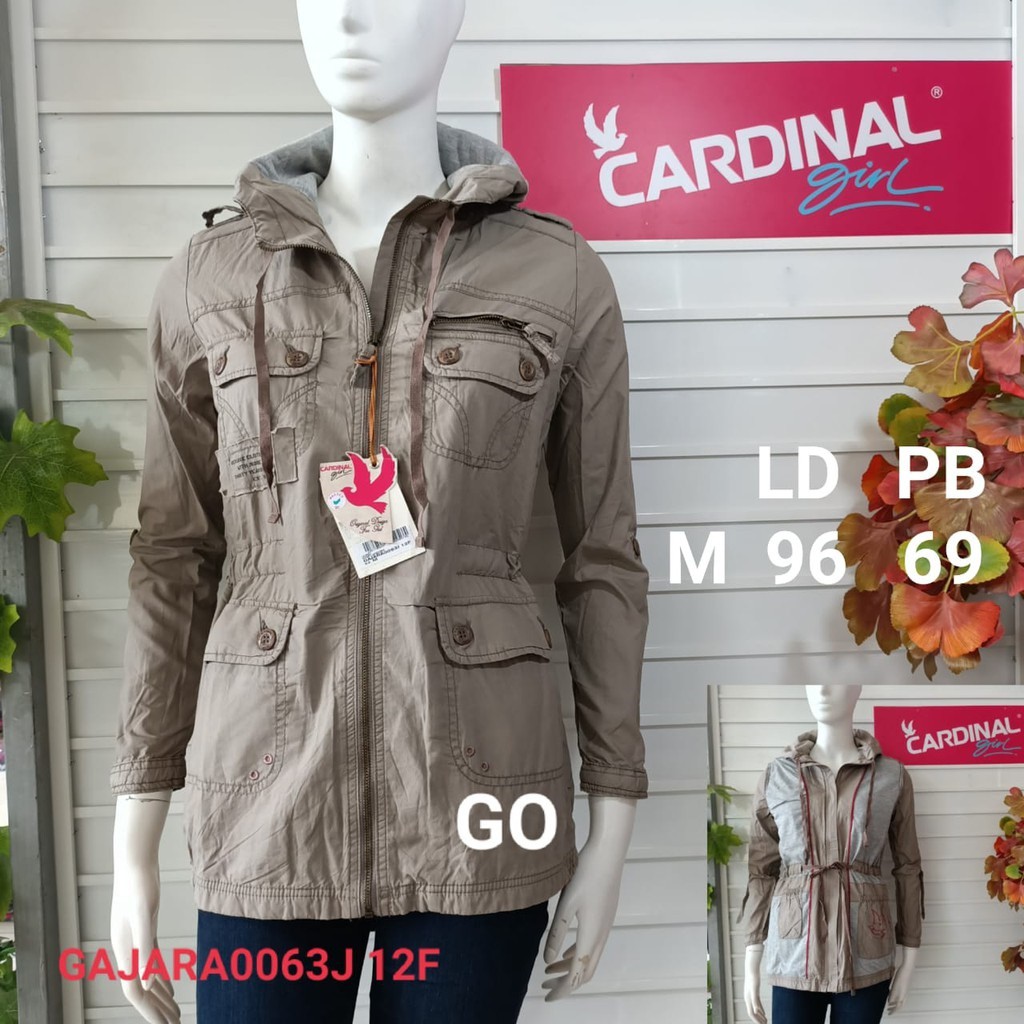 BB CARDINAL JAKET Kanvas Perempuan 100% Original