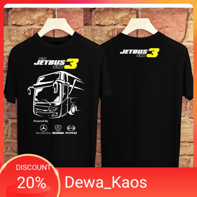 B03 / KAOS KEREN JETBUS FULL / kaos jetbus / kaos jetbus scania / kaos busmania / kaos bismania