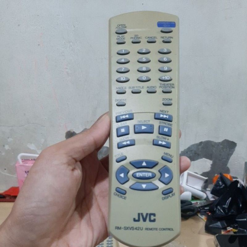 REMOTE REMOT JVC RM-SXVS42U ORIGINAL ASLI