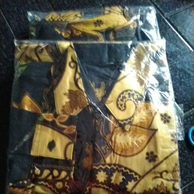 Gamis Batik Couple 2668 Untuk Kepesta Dan Kekantor