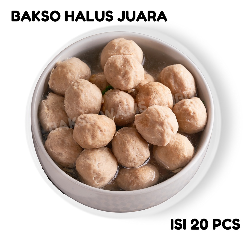

Bakso Halus Juara isi 20 Pcs Free Bumbu Kuah Warisan Ibu