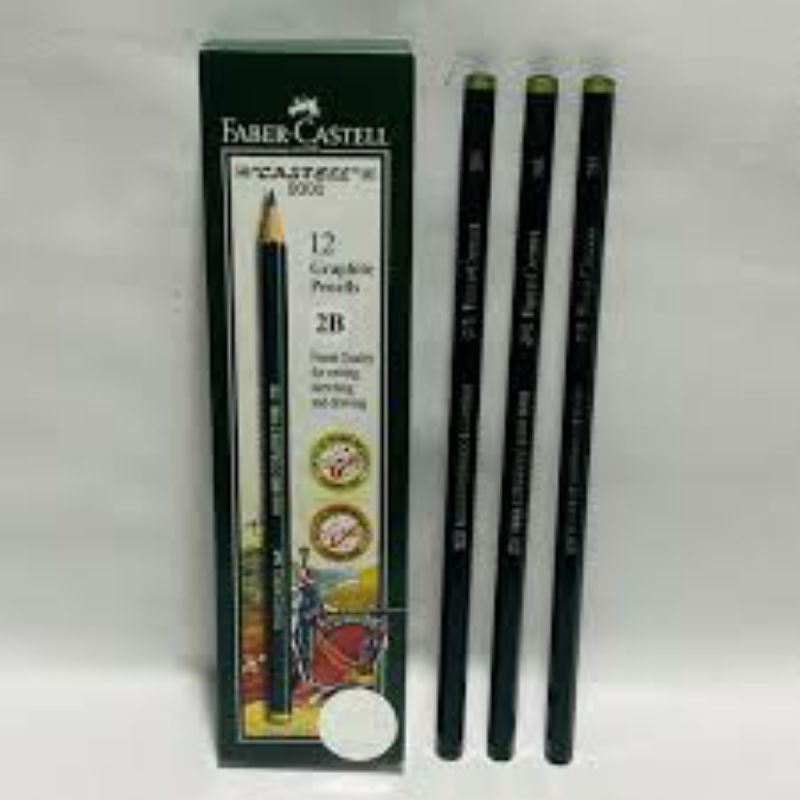 

ECER Pensil Faber Castell 2B / Pensil 2B Faber Castell ujian