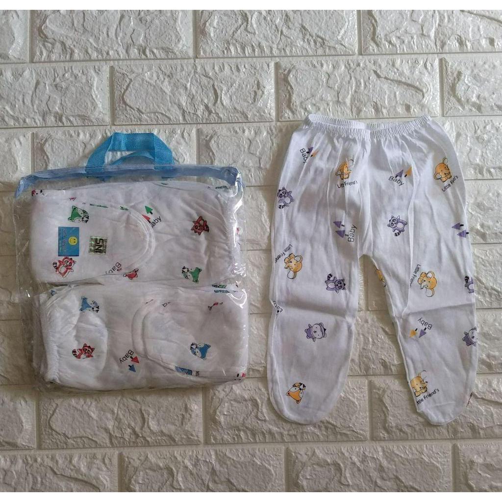 1lusin isi 12Pcs Celana Panjang Baby New Born Lucky Free Tas - 1 lusin Celana Panjang Bayi Motif