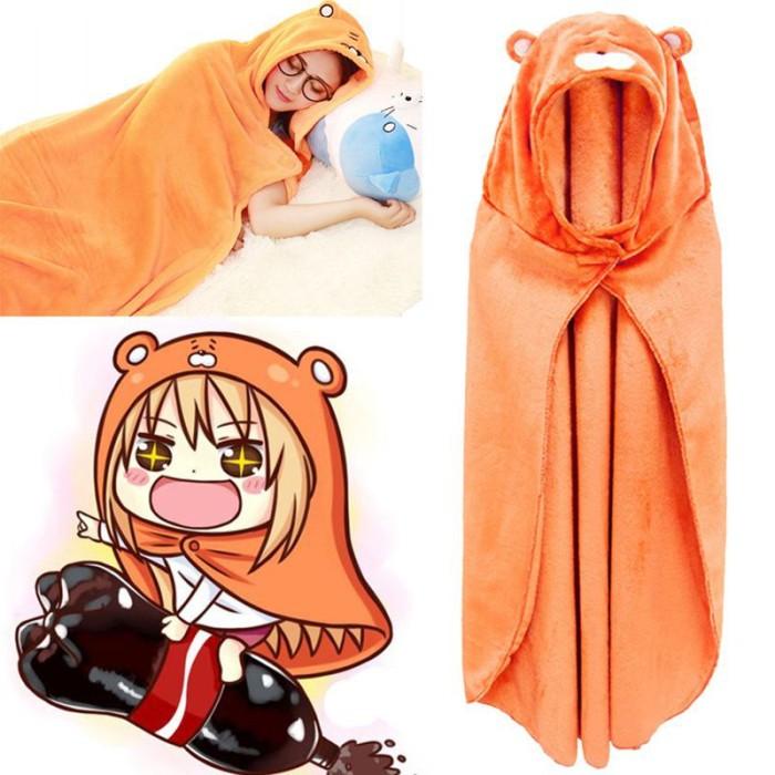 Kostum Selimut Jubah Hoodie Desain Anime Himouto Umaru-Chan Otaku Bahan