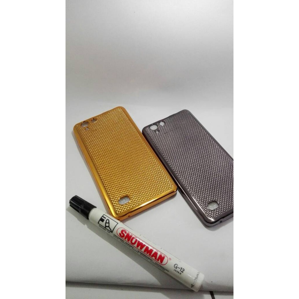 Promo shining chrome goldion infinix hot3 x553 case infinix hot 3 x553 Murah