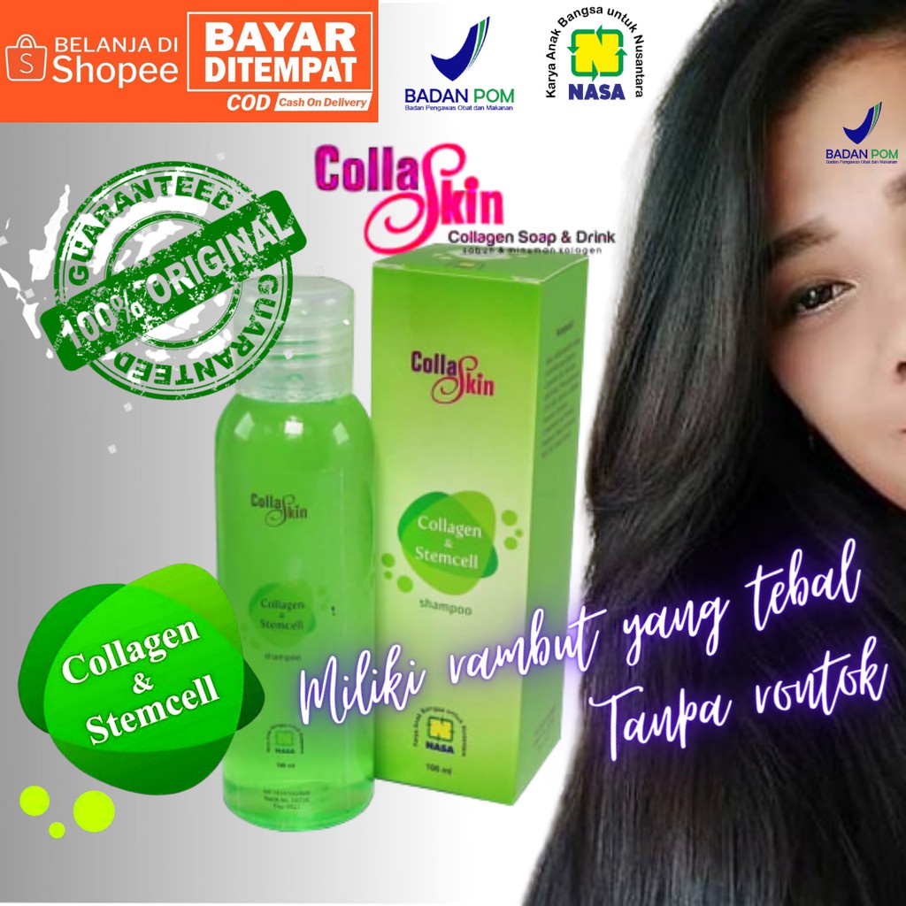 SAMPO PELURUS RAMBUT PERMANEN TANPA CATOK SHAMPO PENUMBUH RAMBUT PEMANJANG RAMBUT COLLAGEN SHAMPO NA