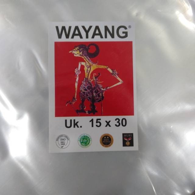 Kantong Plastik PP Wayang - Ukuran 15x30