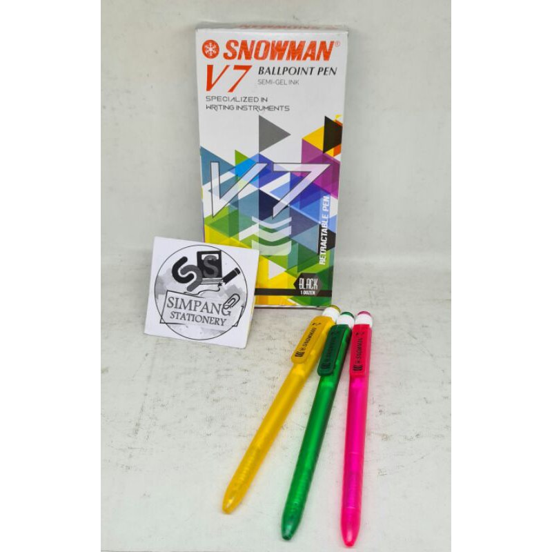 

Snowman V7 Pulpen /dsn