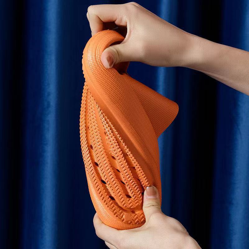 YSM Sandal Slop Karet Tebal Polos Garis Rumah Berkualitas 6493 Sendal Kamar Mandi EVA Empuk Sendal Karet Couple Garis Home Slipper Anti Slip Wanita Pria Gaya Korea Murah Import-4