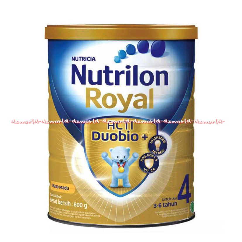 Nutrilon Royal Tahap 4 Madu Acti Duobio 800gr Nutricia Susu ntuk Bayi Anak 3-6tahun