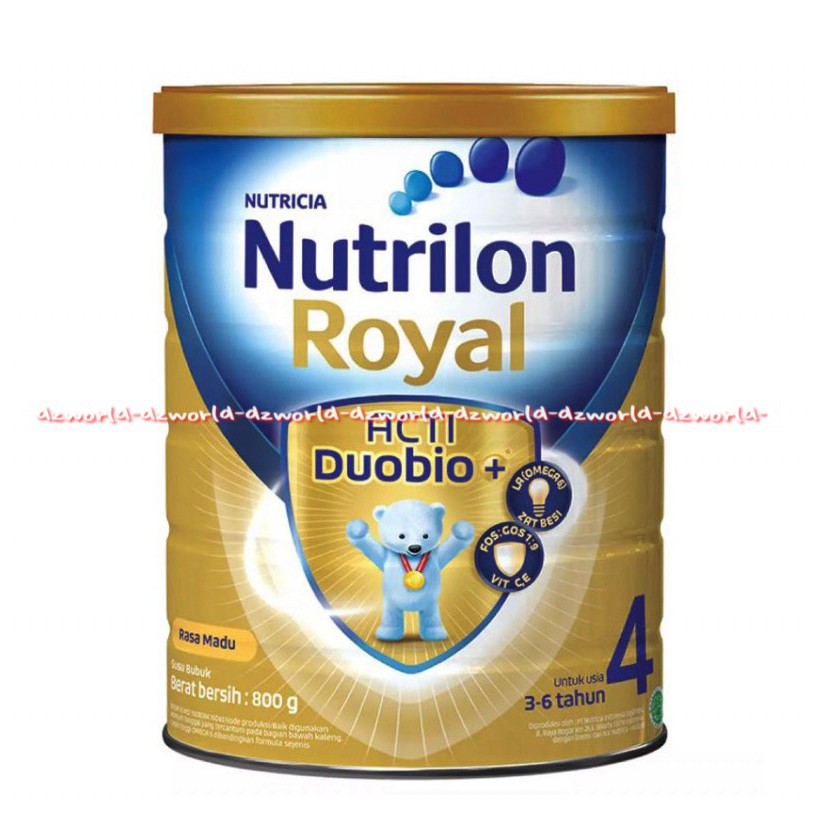 

Nutrilon 800GR Royal Tahap 4 Madu Acti Duobio Nutricia Susu Formula Untuk Bayi Anak 3-6tahun